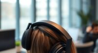 comfortable long call headphones