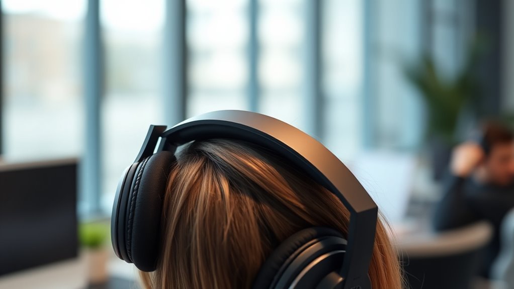 comfortable long call headphones