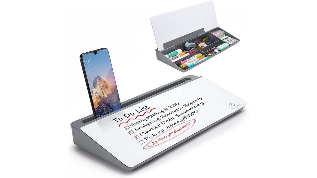 compact whiteboard with drawer