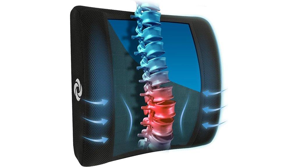 cooling gel lumbar support