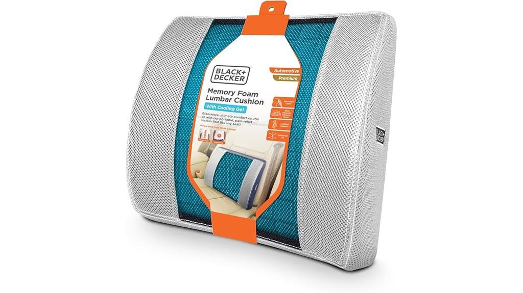cooling lumbar memory foam