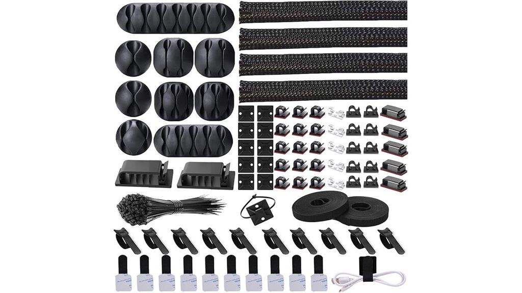 cord management organizer kit