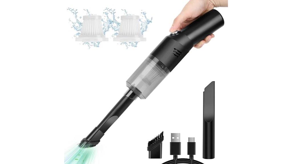 cordless rechargeable mini vacuum