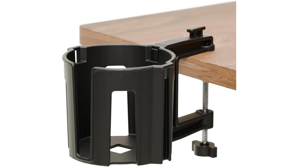 desk cup holder clamp