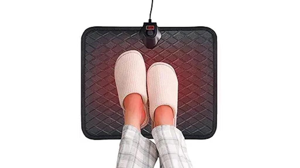 desk foot warm heating