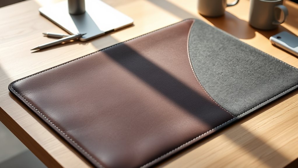 desk pad material considerations