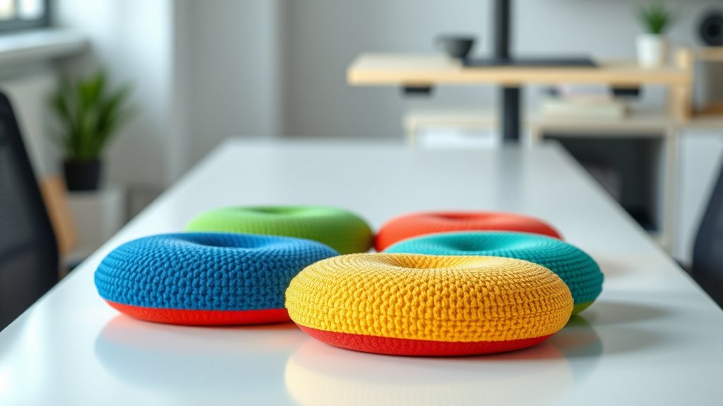 desk wobble cushion options
