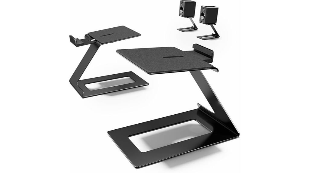 desktop speaker stands pair