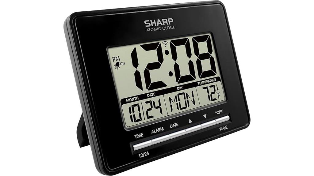 digital atomic clock features