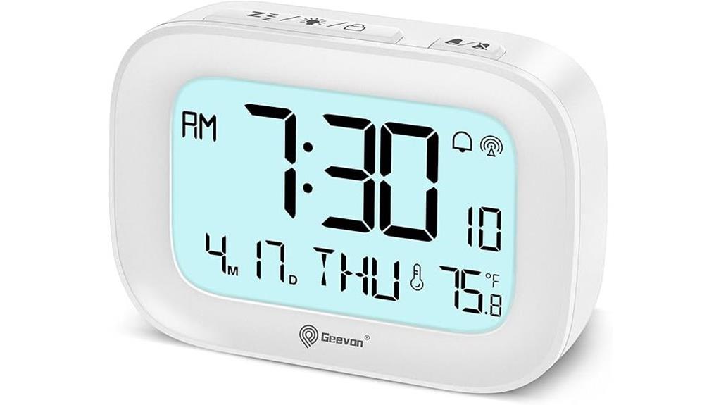 digital bedroom alarm clock
