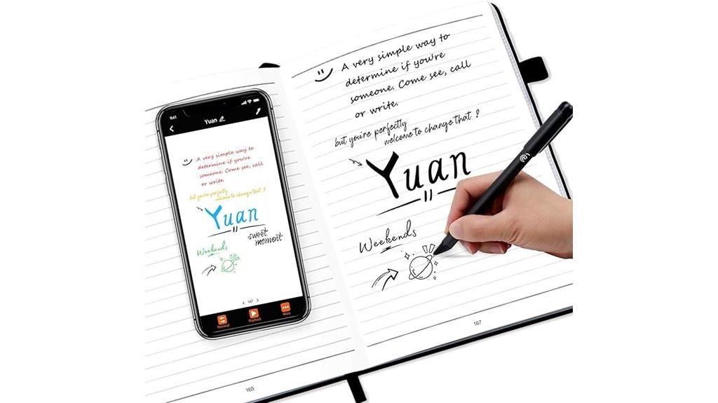 digital smartpen note set