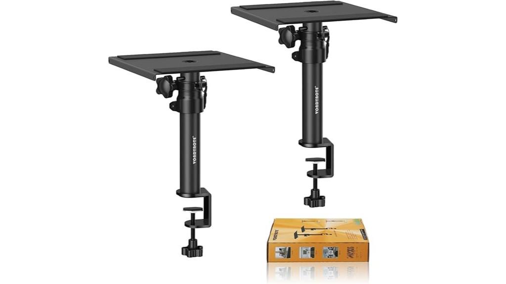 dual adjustable clamp stands