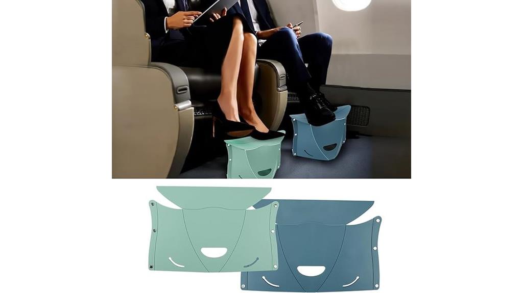 dual color travel foot rests