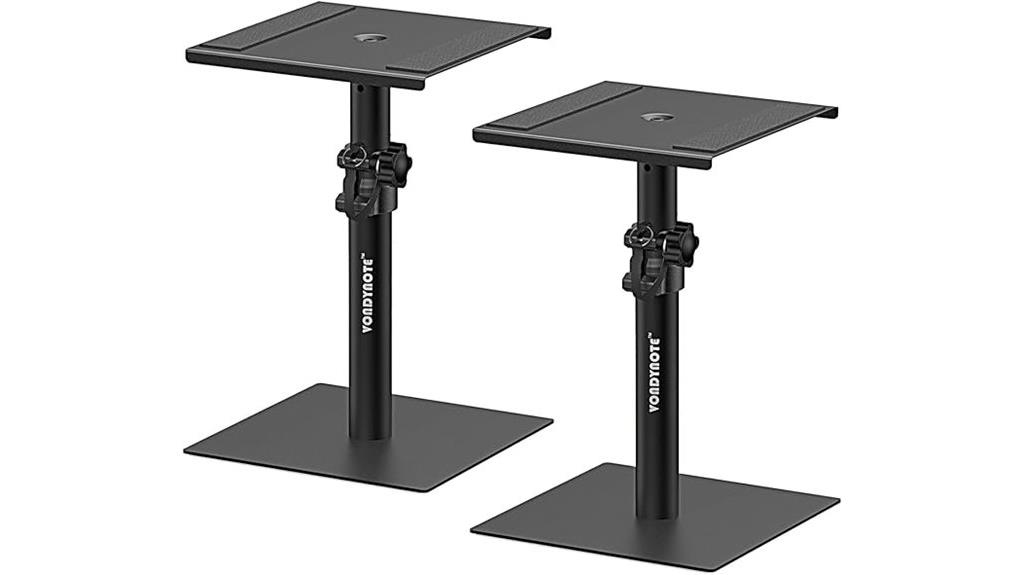 dual monitor speaker stands