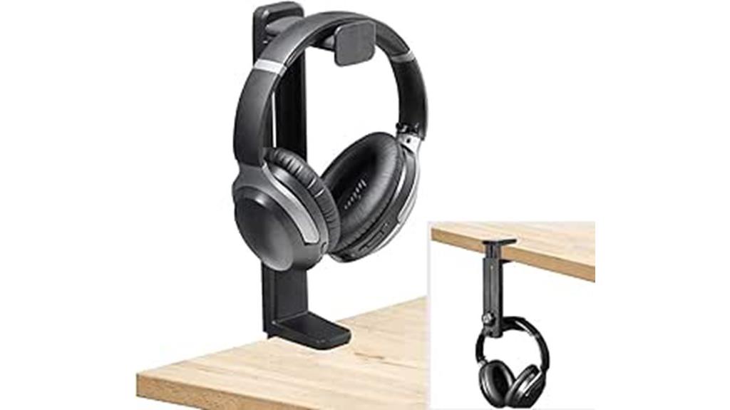 dual purpose headphone holder