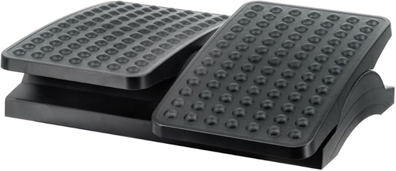 dual rocking footrest platform