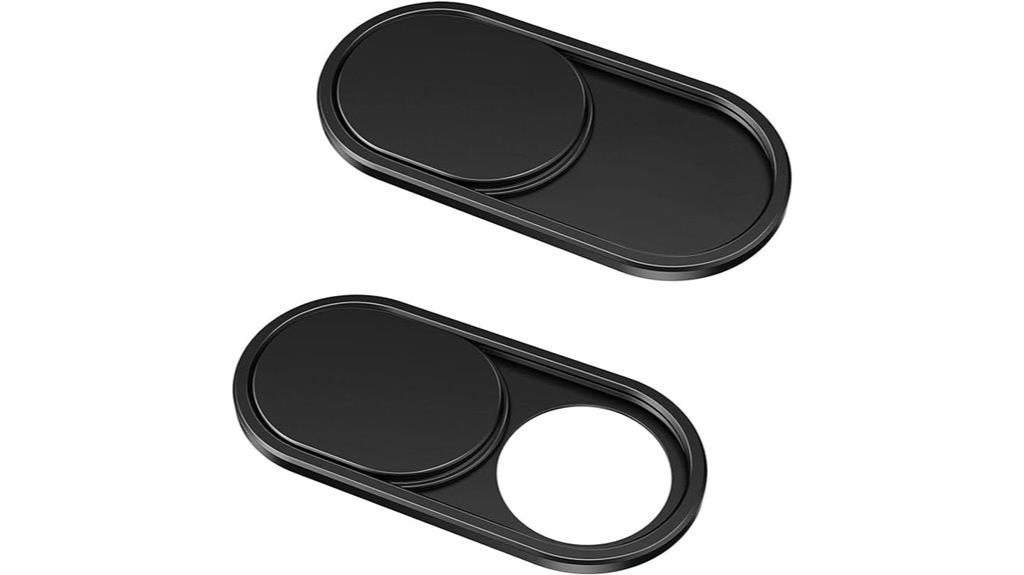 dual webcam cover slides