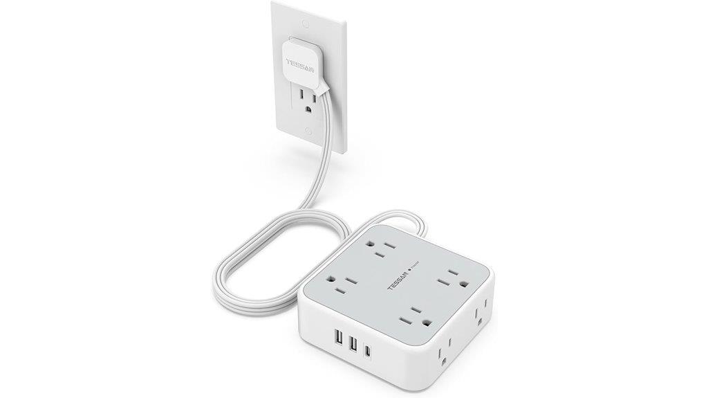 eight outlet usb surge protector