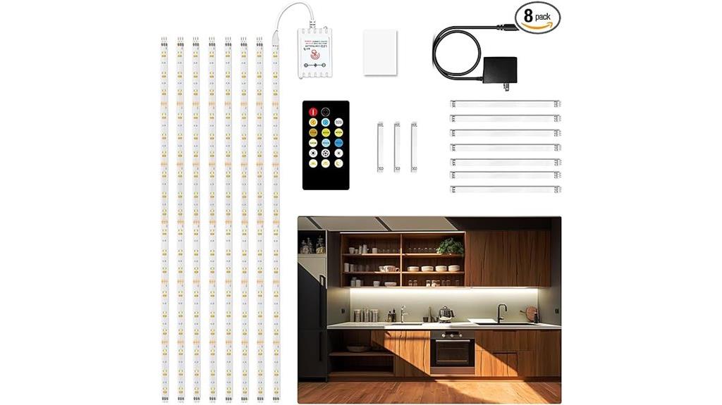 eight pack under cabinet lights