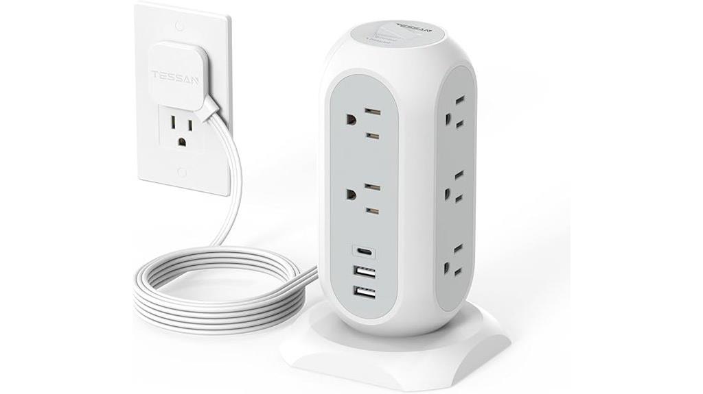 eleven outlets three usb