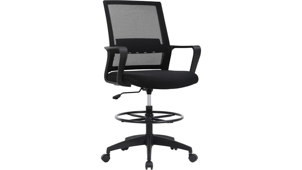 ergonomic drafting office chair