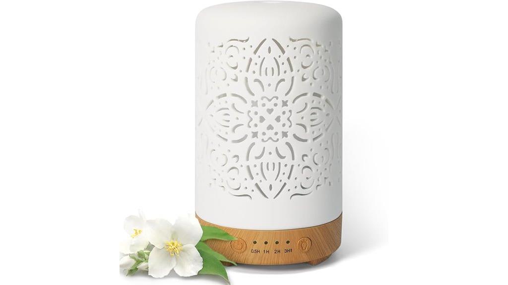 essential oil diffuser with lights