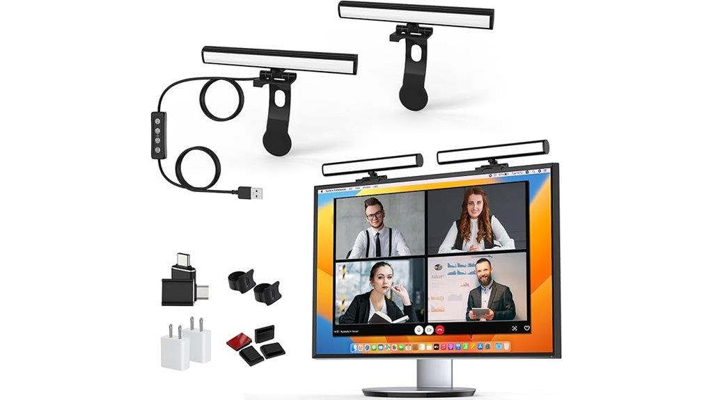 eye caring conference monitor light
