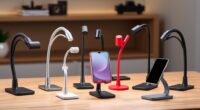 flexible gooseneck phone stands
