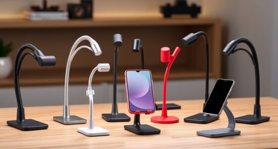 flexible gooseneck phone stands