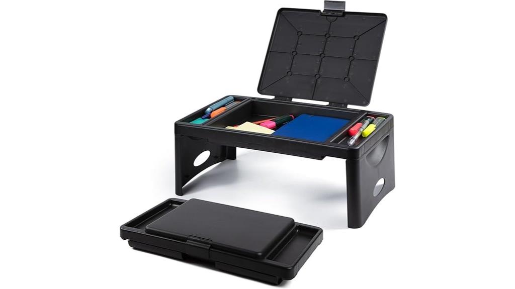 foldable lap desk with pocket