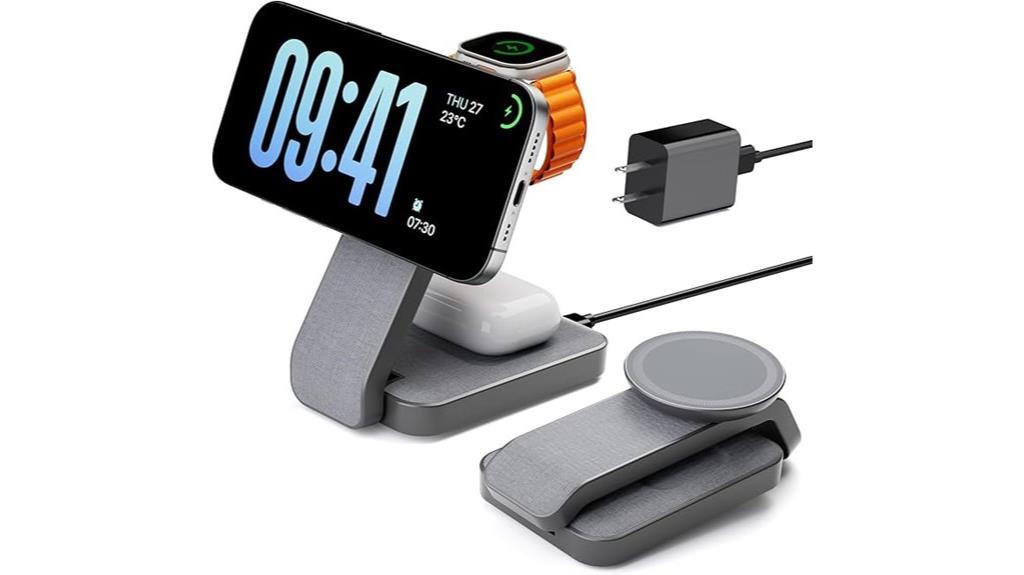 foldable magsafe charging station
