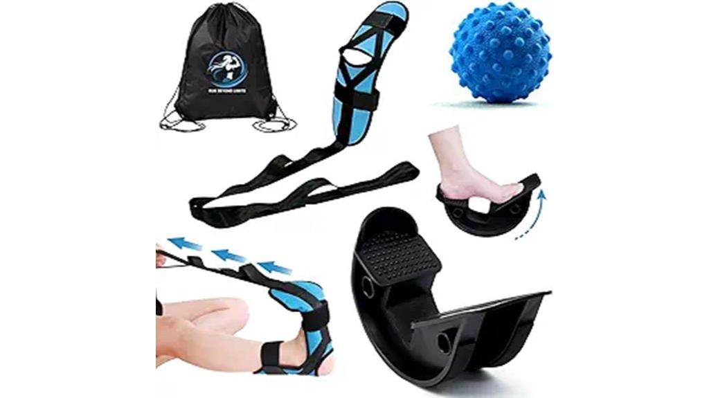 foot and calf stretching device