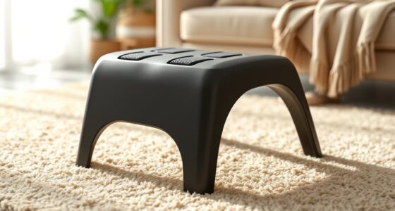 footrest stools with rollers