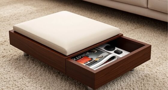 footrests with storage