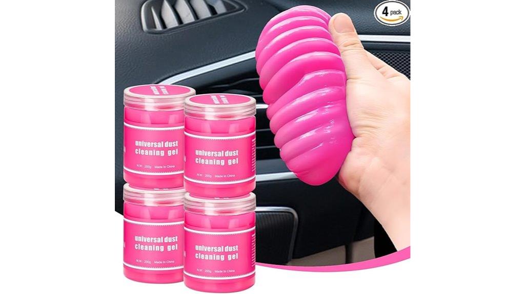 four pack auto cleaning gel