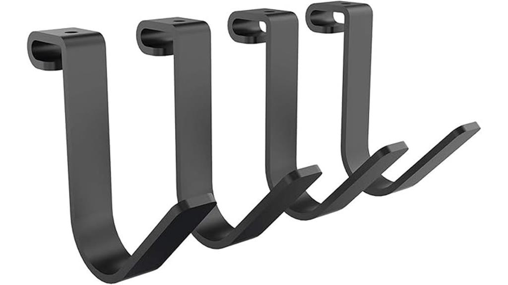 four pack storage hooks