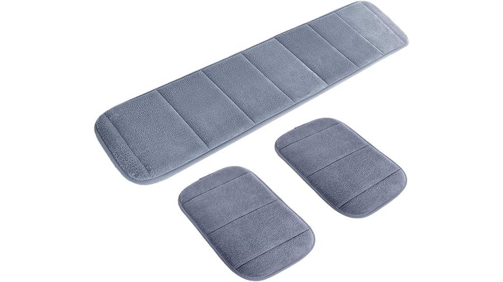 gray ergonomic wrist pads