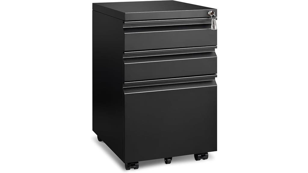 home office 3 drawer cabinet