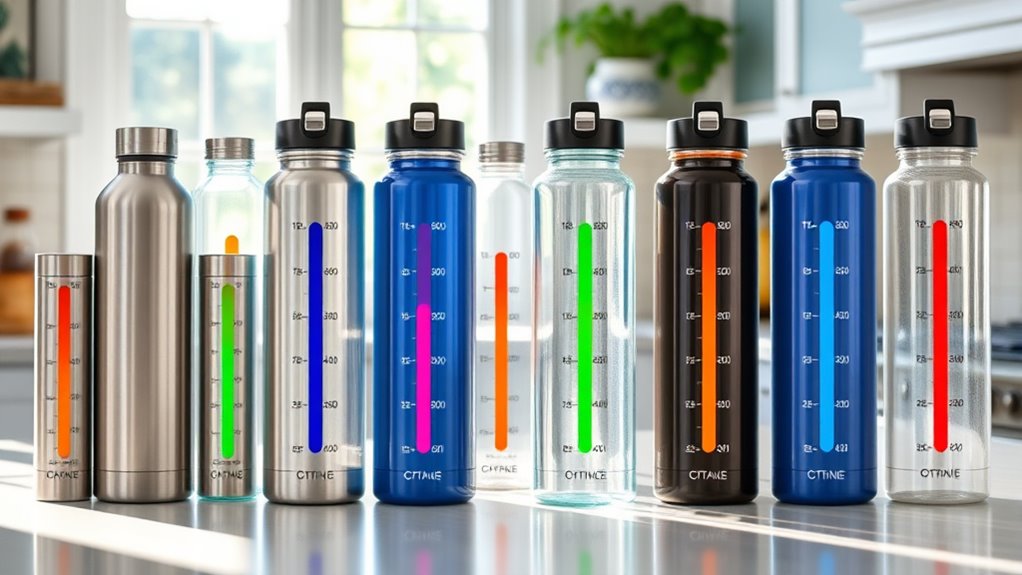 hydration bottles with timers
