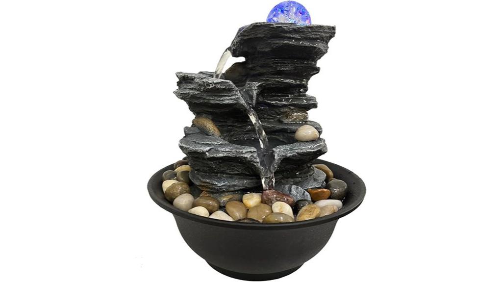 indoor led water fountain