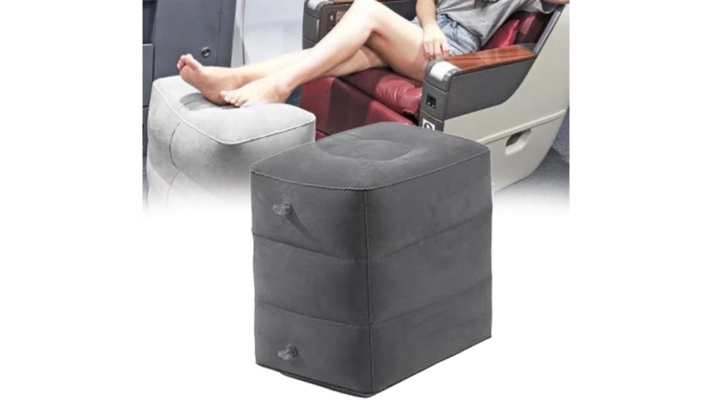 inflatable foot rest pillow