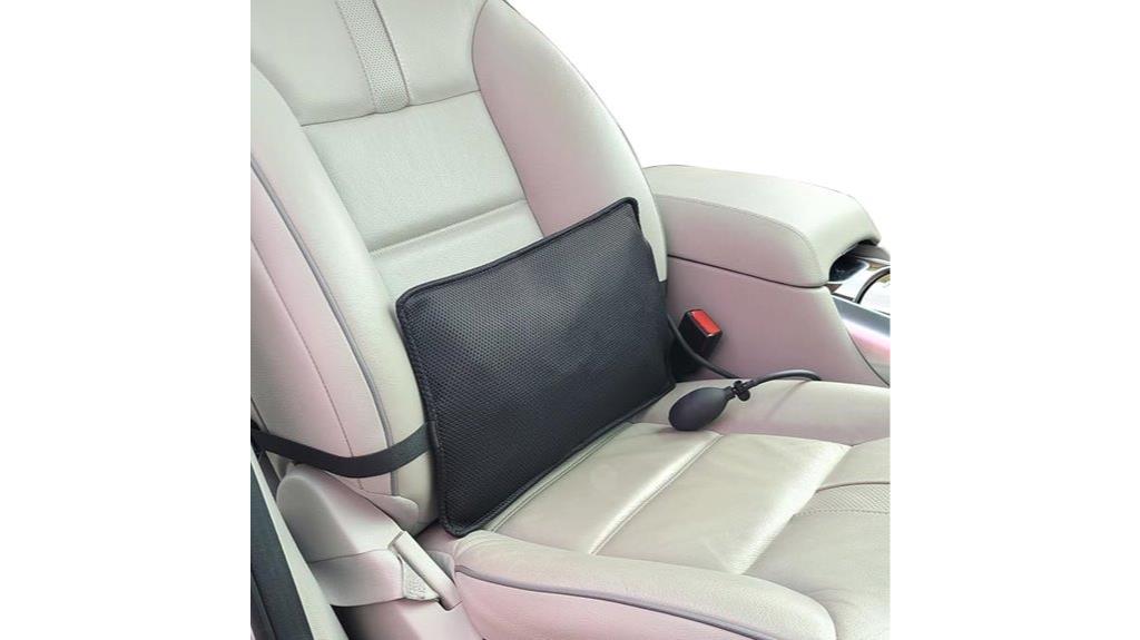 inflatable lumbar support pillow