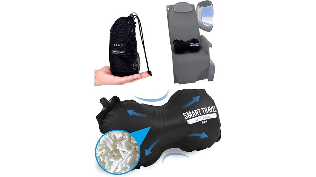 inflatable lumbar support pillow