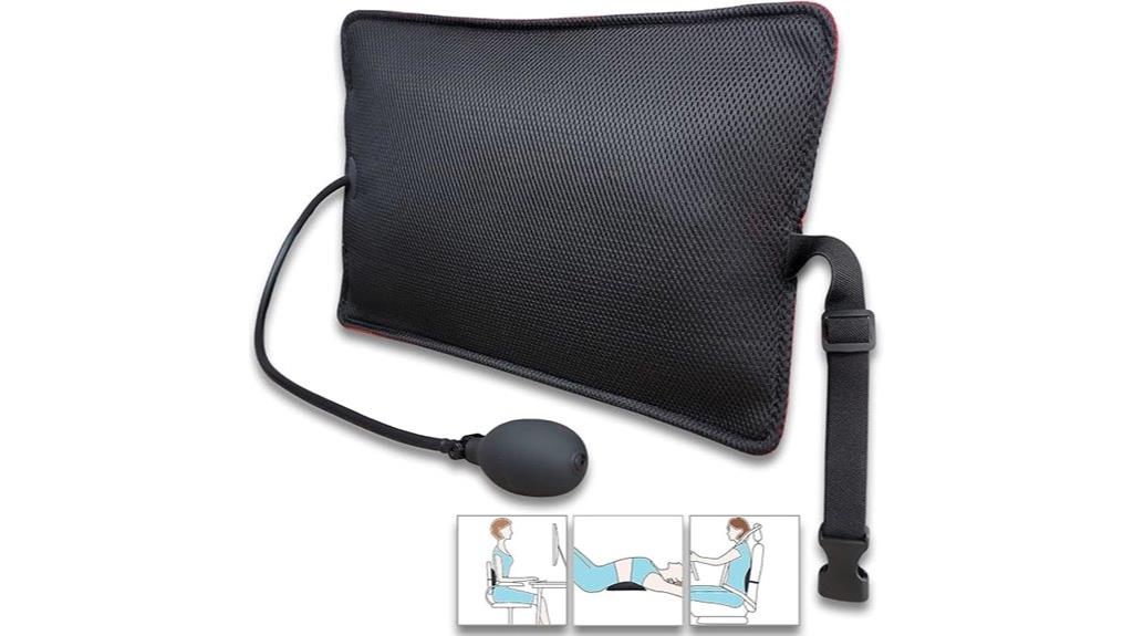 inflatable lumbar support