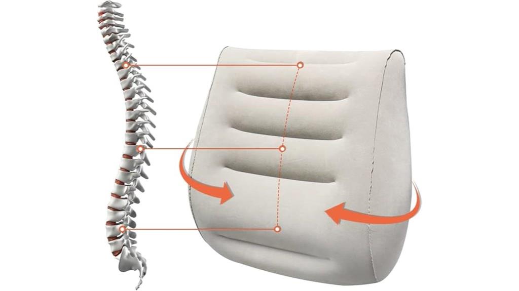 inflatable office chair pillow