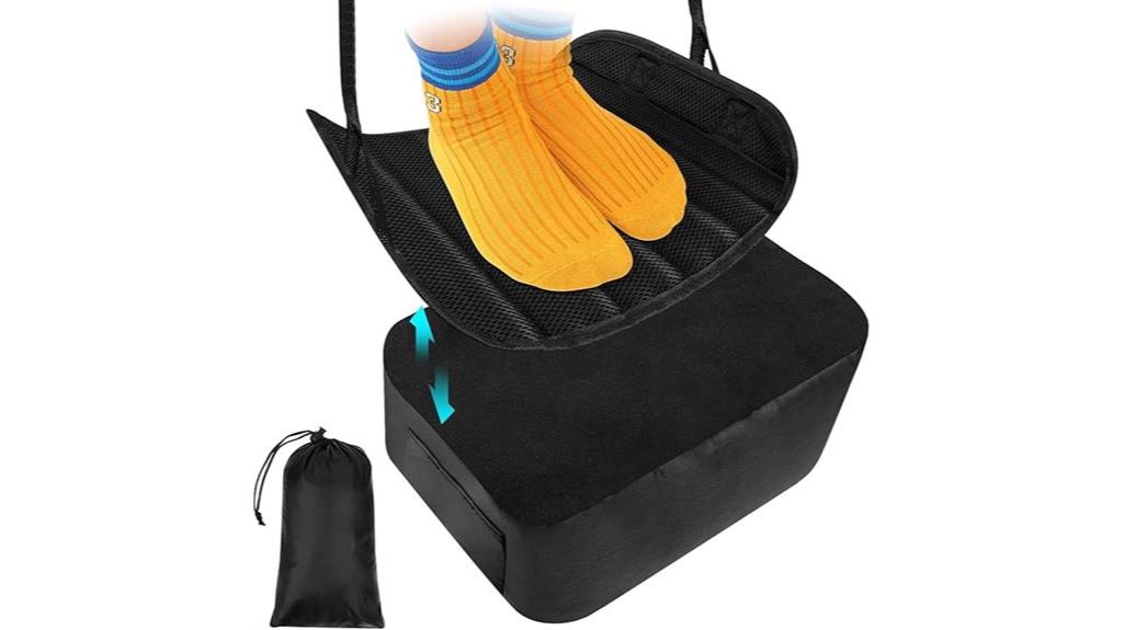 inflatable travel footrest