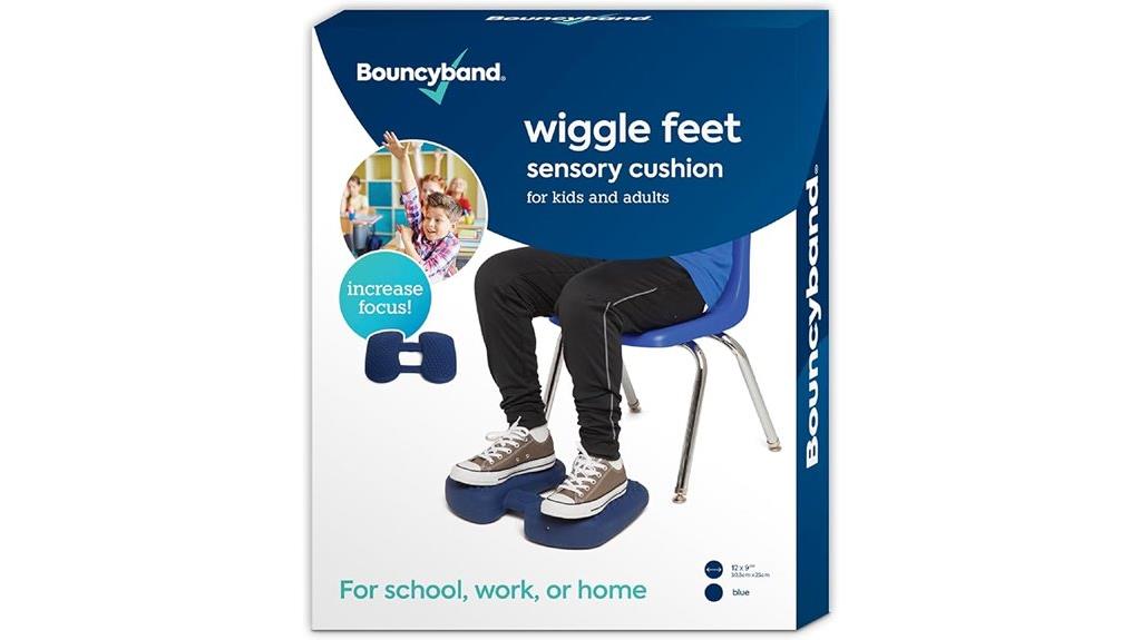 interactive sensory foot cushion