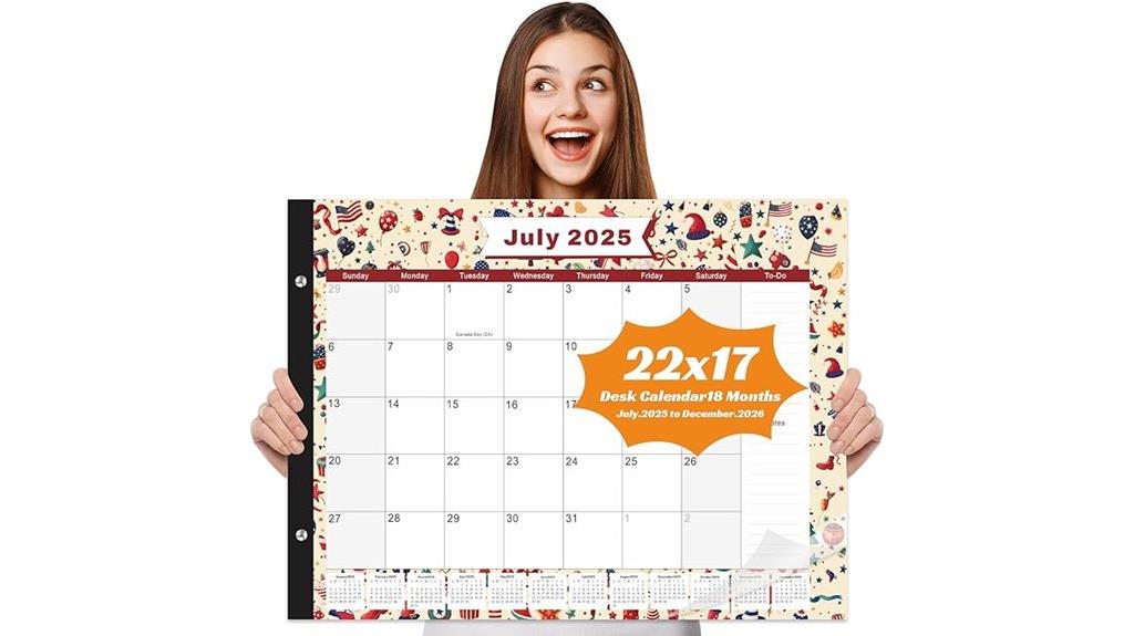 large 2025 2026 calendar