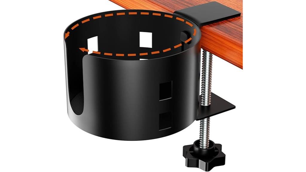 large desk cup clamp