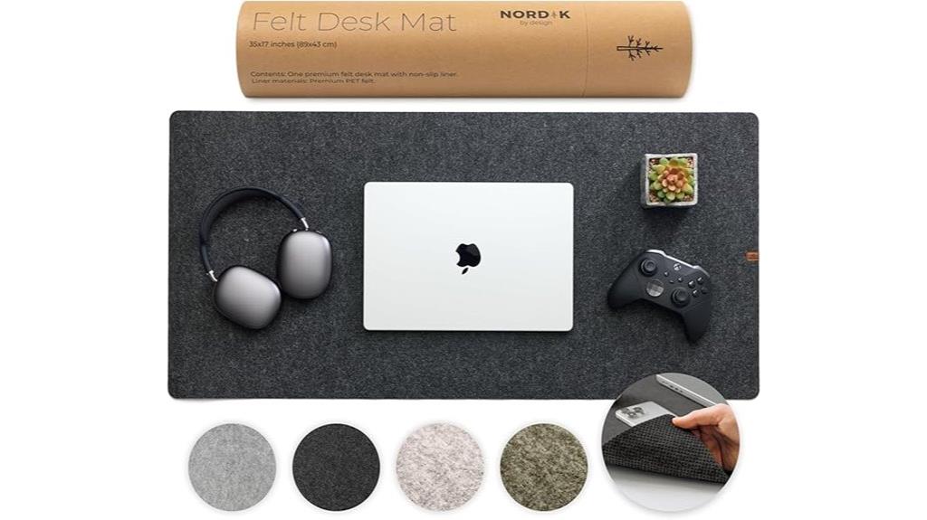 large felt desk mat